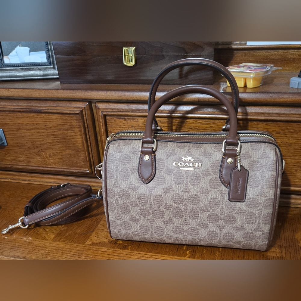 Rowan Satchel Bag In Signature Canvas - Picture 5 of 12